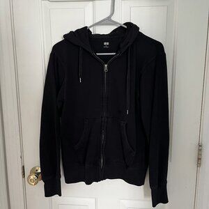Uniqlo Black Zip Up Hoodie